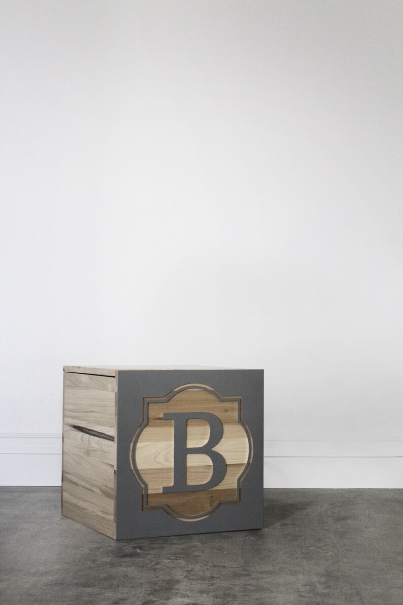 Personalized Solid Wood Toy Box Inspired by Children's Etsy