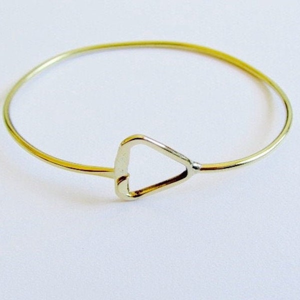 Minimal Bangle Brass Bracelet Simple Dainty Jewellery Gift Boxed + Giftbag + Free UK Delivery B20