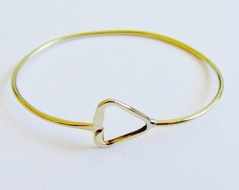 Minimal Bangle Brass Bracelet Simple Dainty Jewellery Gift Boxed + Giftbag + Free UK Delivery B20