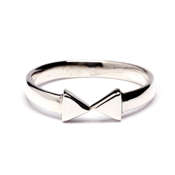 Triangle Ring - Etsy UK
