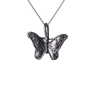 Sterling Silver Dainty Butterfly Pendant Necklace Handmade Free UK delivery Gift box and Gift bag included