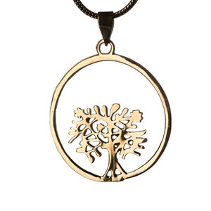 Tree of Life Circle Pendant Necklace Spiritual jewellery Yogi Jewellery  Handmade Free UK delivery BP1