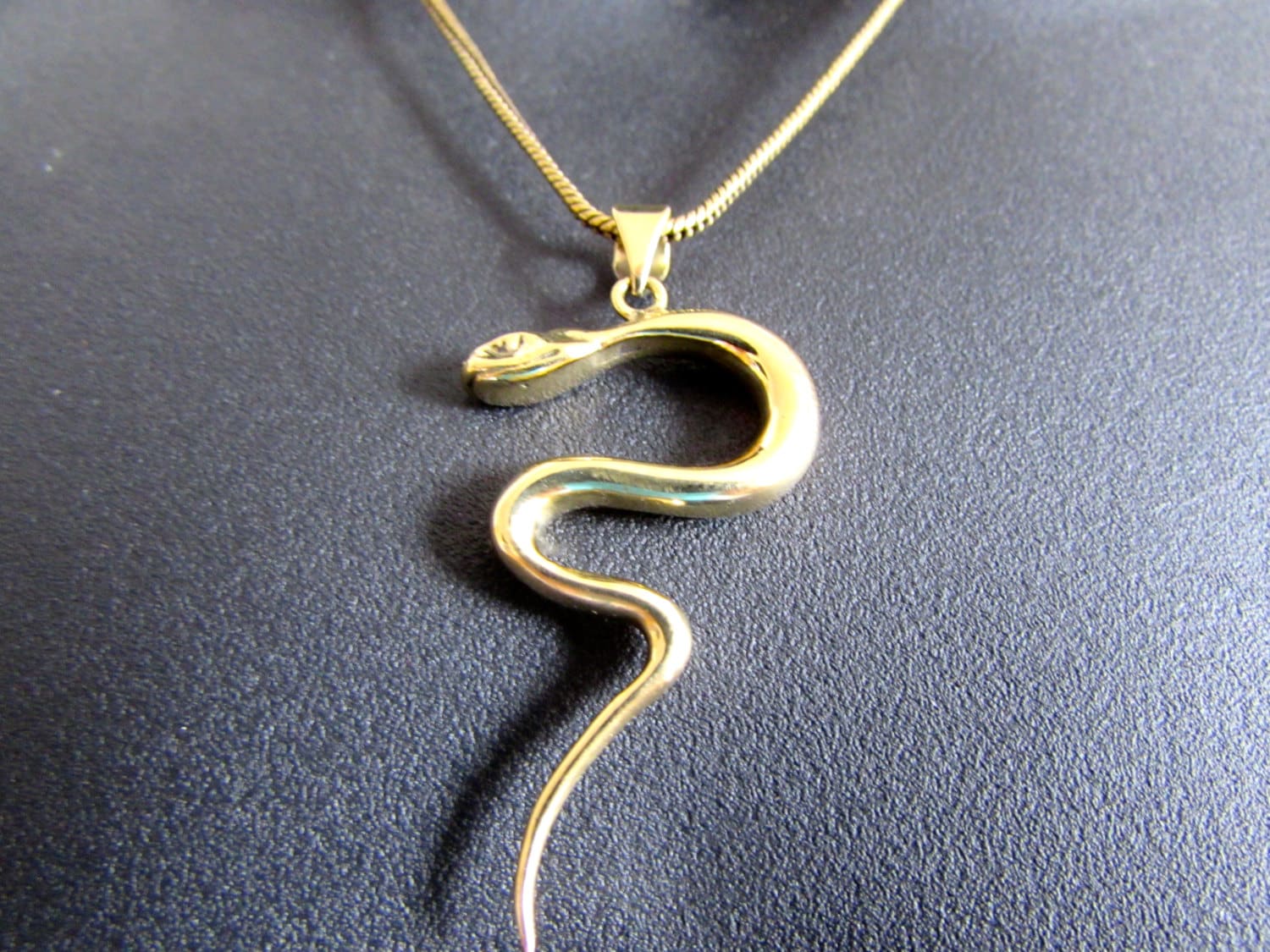 Snake Pendant Necklace Snake jewellery Tribal Jewellery Etsy