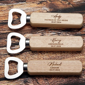 Personalised Groomsman Bottle Openers, Groomsmen Gifts, Best Man Gift Ideas, Wedding Presents, Bottle Opener Best Man