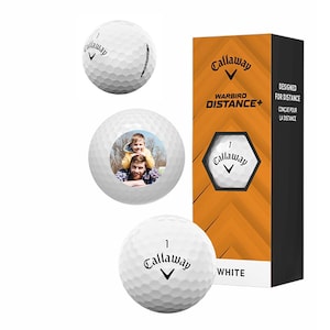 Personalised Golf Ball Callaway Warbird with any image photo logo text name best man golf ball wedding favours party gifts