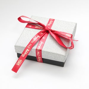 Personalised Satin Ribbon, Gift Wrapping, Birthdays, Weddings, Anniversary, Customised Ribbon, 10mm Satin Ribbon, Corporate Branding Ribbon image 7