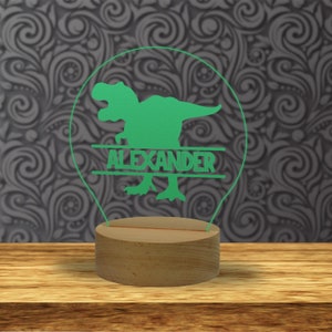 Personalised LED Night Light - Colour Changing Custom Engraved Name Lamp | Night Light Lamp | Unique Present and Gift