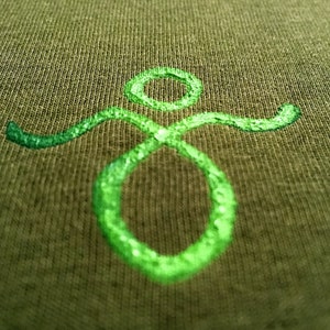 Organic Hemp T-Shirt Origin Glyph Green Sustainable Clothing image 7