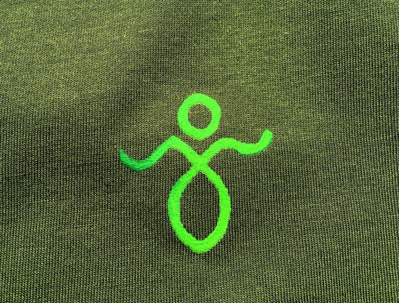 Organic Hemp T-Shirt Origin Glyph Green Sustainable Clothing image 8