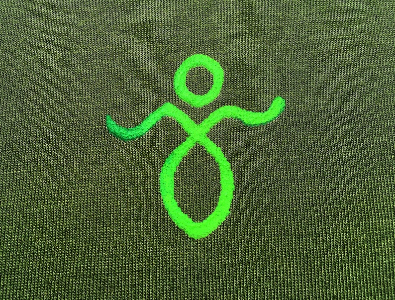 Organic Hemp T-Shirt Origin Glyph Green Sustainable Clothing image 4
