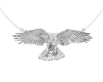 Raven Necklace for Intuition and Loyalty