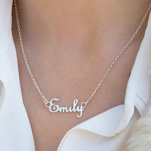 Personalised Name Necklace Custom Name 