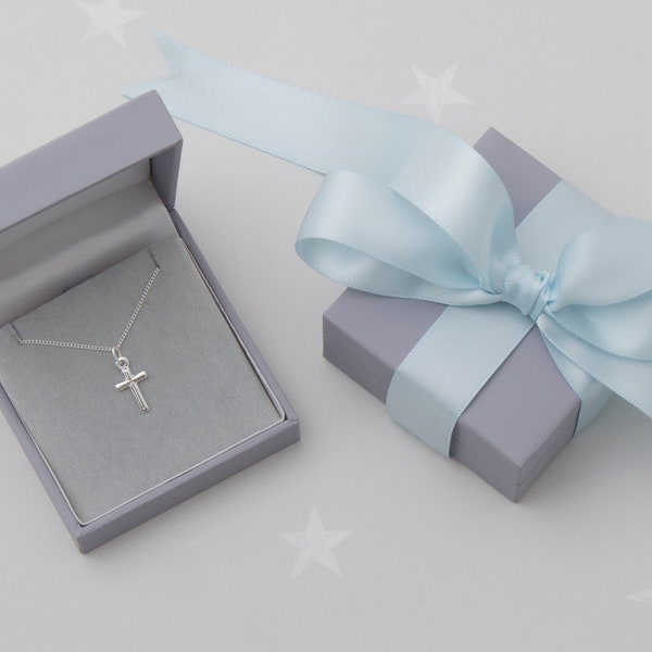 Dainty sterling silver cross pendant - silver cross pendant - dainty cross necklace -  gold cross jewelry - silver necklace - AP216