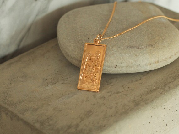 9ct rolled gold rectangle St 