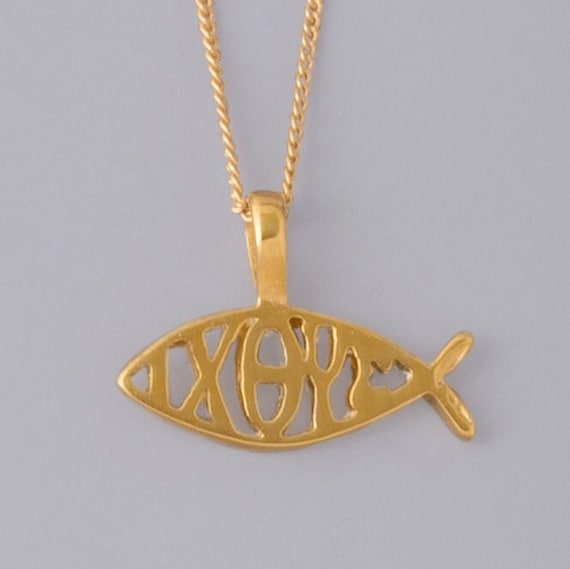 Sterling Silver Ixoye Fish Pendant Fish Pendant Silver Fish Silver