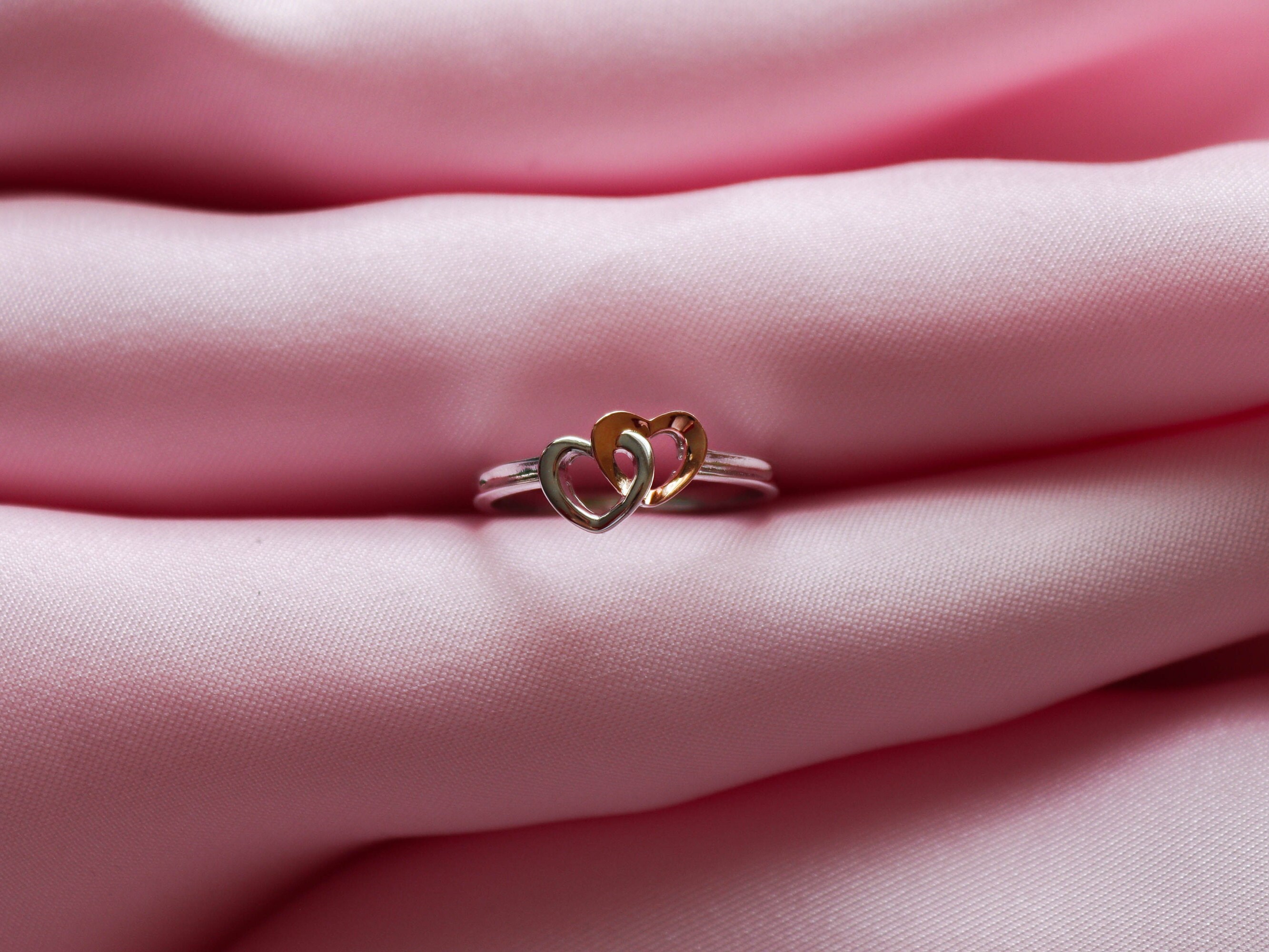 Two hearts ring - Sorrel Sevier Handmade Jewellery