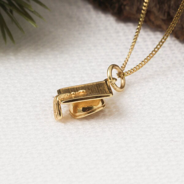 Mortar Board Graduation Hat Charm In Sterling Silver - The Jewel Shop - Foto 10