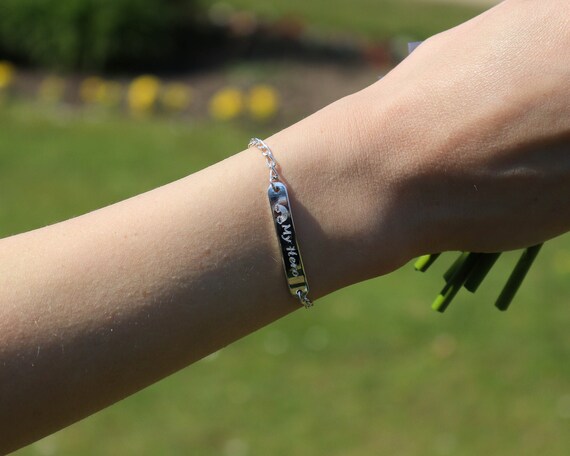 Sterling silver shop rainbow bracelet