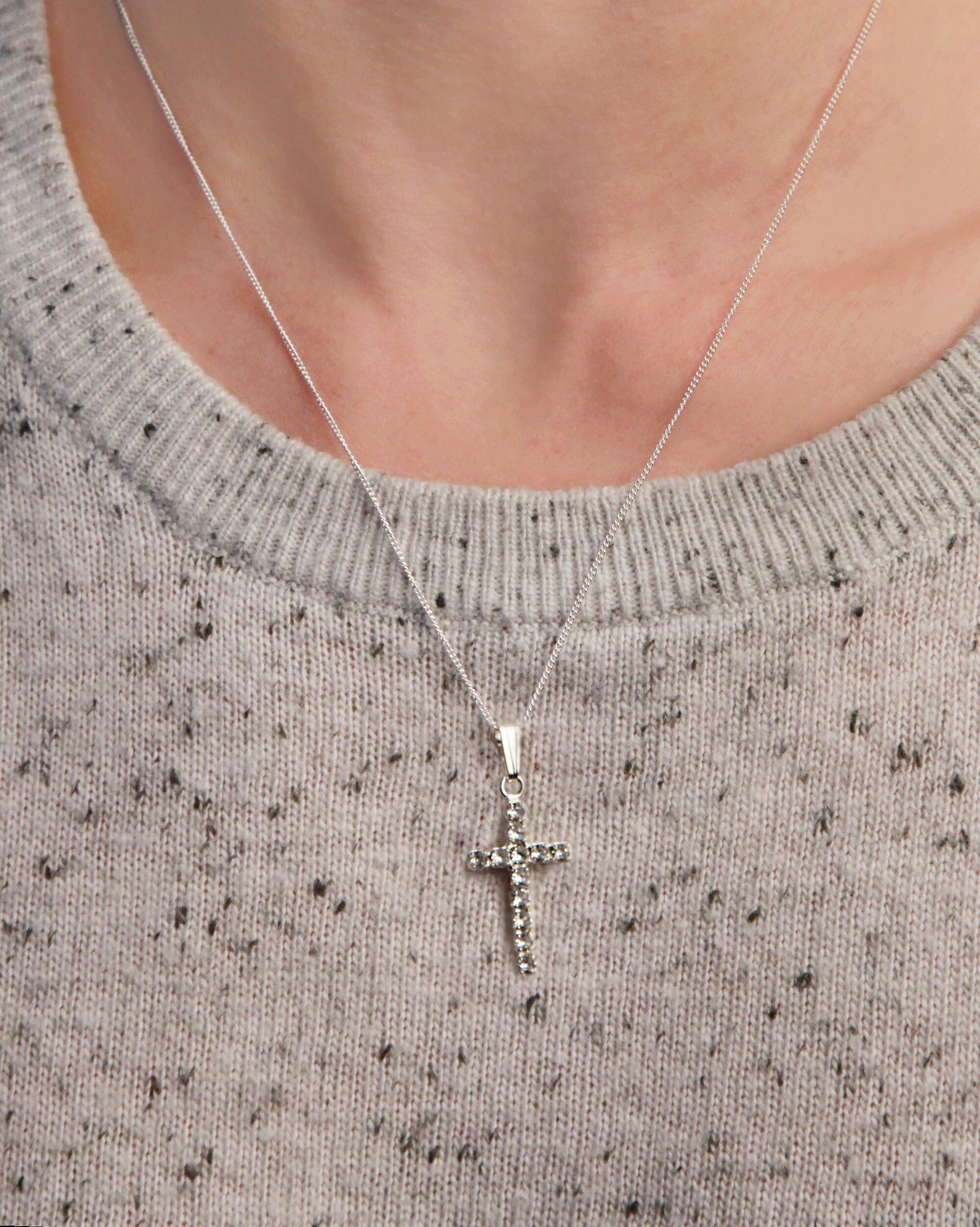 Swarovski Crystal Cross Pendant Crystal Pendant Crystal Etsy UK