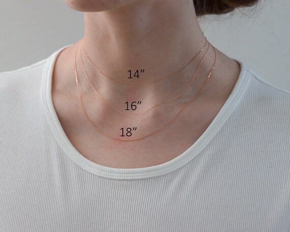 15 inch rose gold chain deals