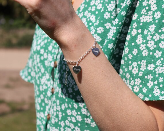 Multi Heart Charm Bracelet 