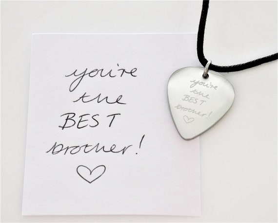 Handwriting Personalised Guitar Pick 