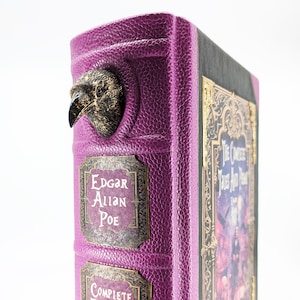 Edgar Allan Poe, Die kompletten Tales and Poems ~ Individueller Leder Einband