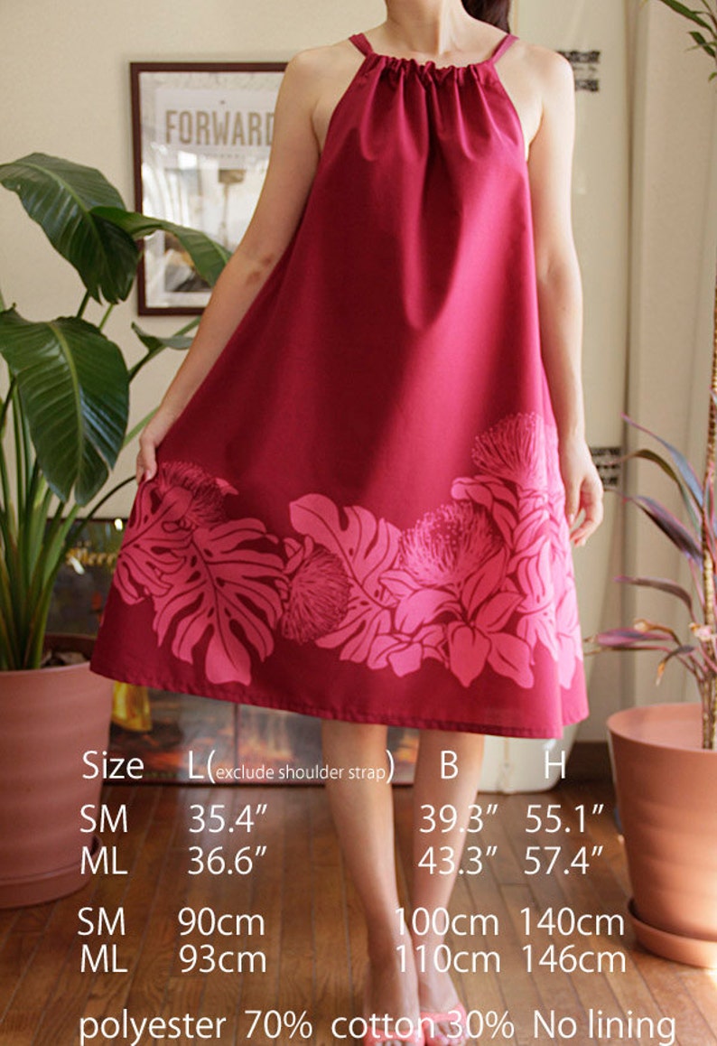 Ohia Lehua Hawaiian Fabric Swing Dress HNLS02415 Etsy