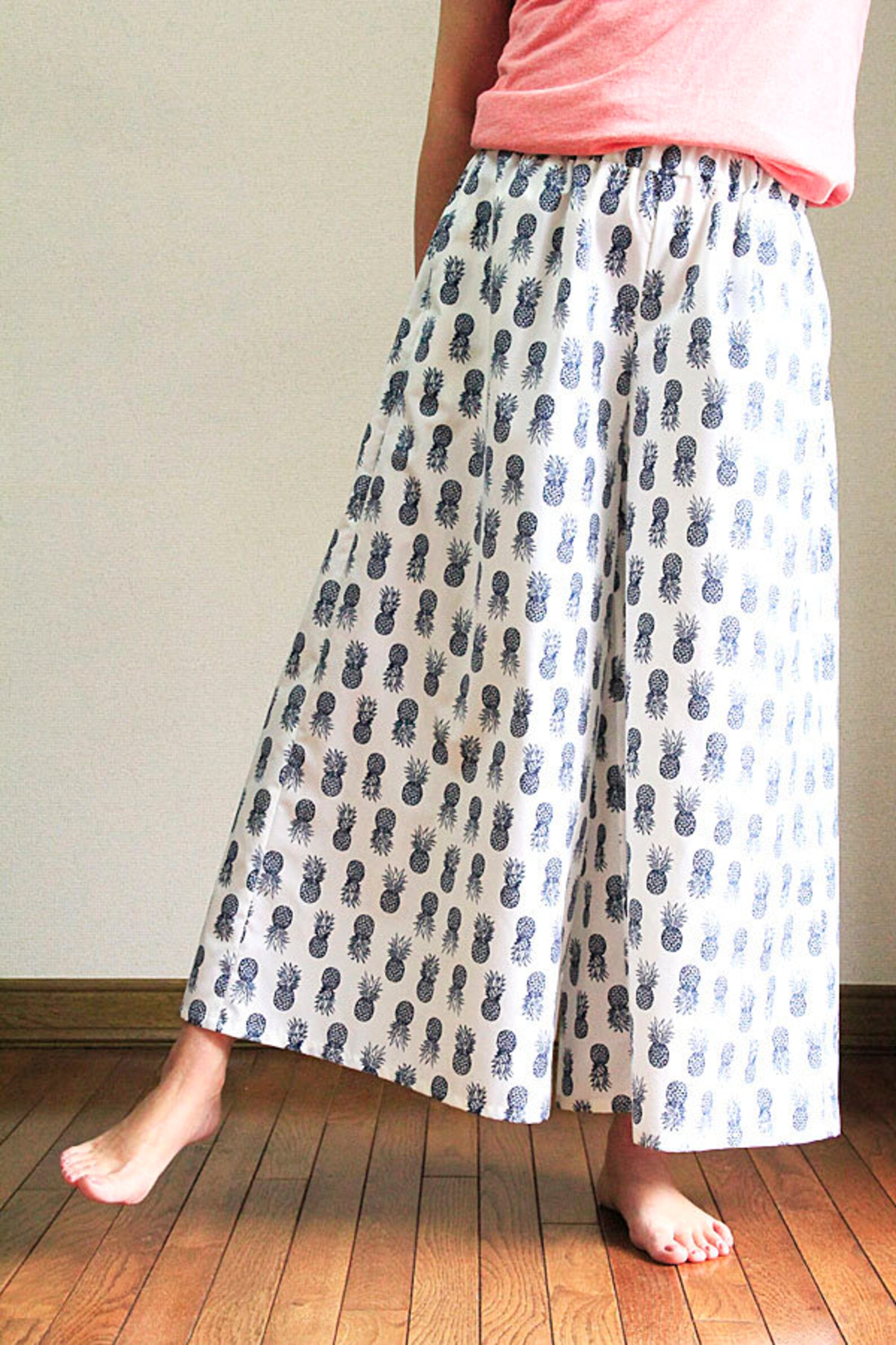 Hawaiian Maxi Pantspineapplehawaiian Stylehnls0302747310 Etsy