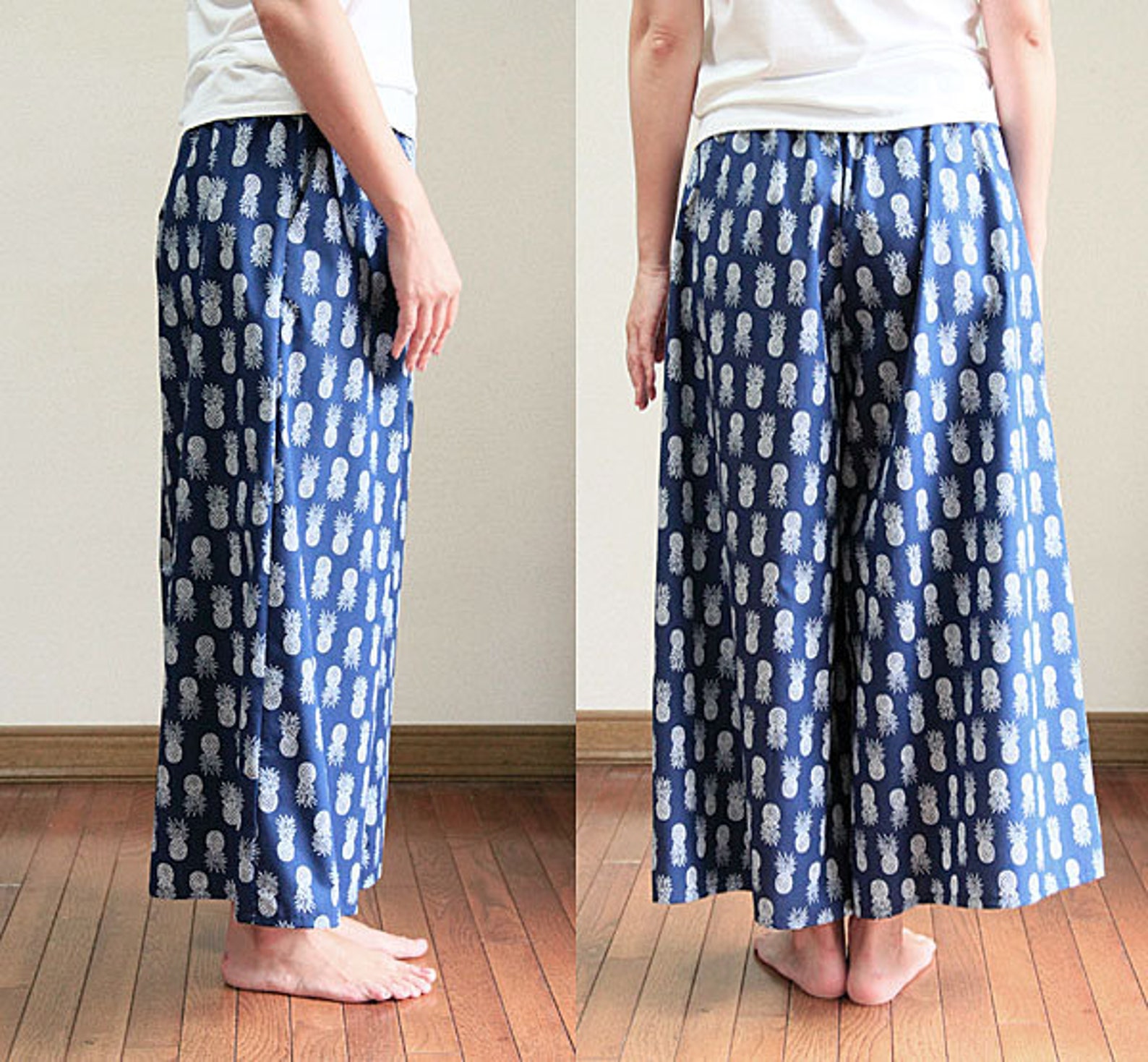 Hawaiian Maxi Pantspineapplehawaiian Stylehnls0302747310 Etsy