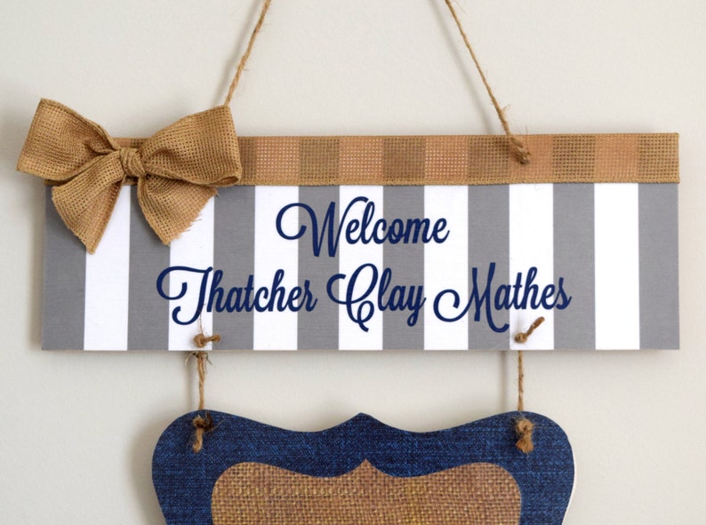 Boy Hospital Door Hanger Rustic Hospital Door Hanger Boy Etsy