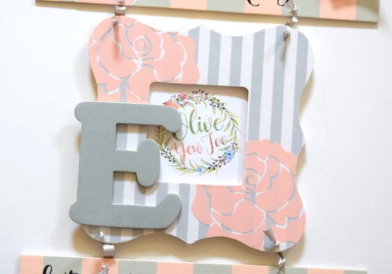 Newborn Birth Announcement Its A Girl Hospital Door Hanger Sign