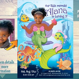 Little Mermaid Invitation. Little Mermaid Party Ideas. Little Mermaid Themed Party. Little Mermaid Birthday Ideas. Fiesta tema Sirenita. 238