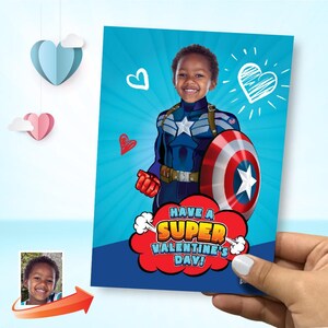 Biglietti di San Valentino personalizzati con foto di Capt America, biglietti di San Valentino a tema Capt America, biglietti di San Valentino digitali Capt America, biglietti di San Valentino Capt America. 2243