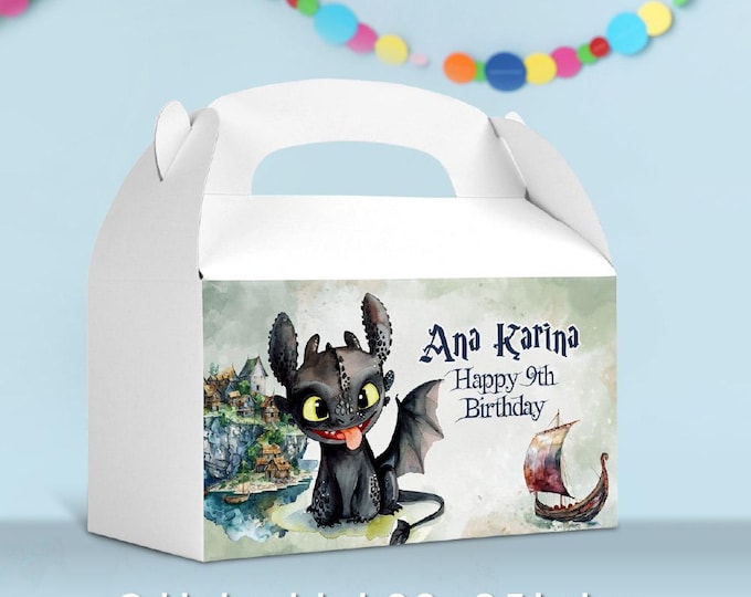 Toothless Card Box Toothless Dragon Treat Box - DIY Printable - Etsy Canada