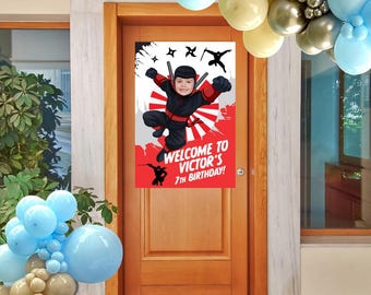 COYUN 4 Pezzi Ninjas Party Fascia per Testa, Accessori per Party
