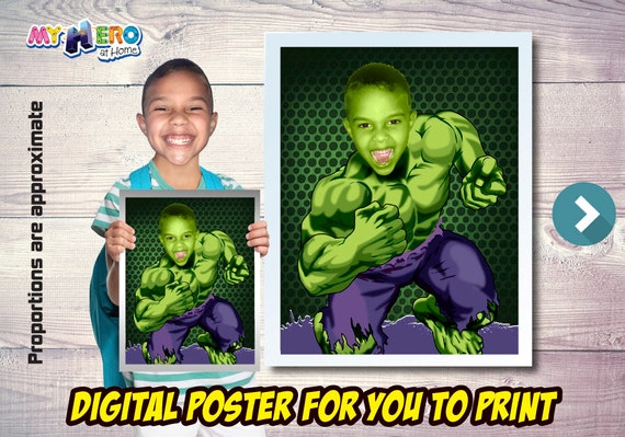 Hulk Poster, Hulk Decoration, Hulk Art, Hulk Fans, Hulk Gifts, Avengers Decor, Avengers Gifts Fans, Hulk theme Party. 473 Il_570xn