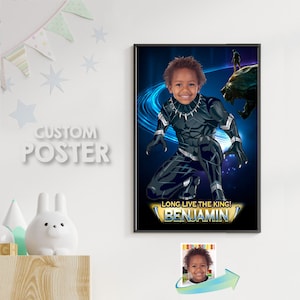 Black Panther Poster, Black Panther Room Decor, Black Panther Wall Decor, Black Panther Party decor, Printable Black Panther Poster. 529