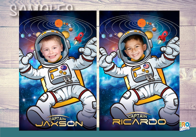 Astronaut Poster With Photo Custom Astronaut Gifts Astronaut - Etsy Canada