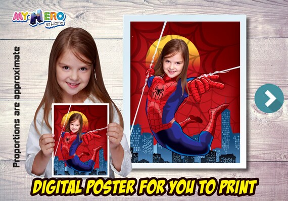 Spider-Woman Poster, Spider-Woman Decoration, Spider-Woman Gifts Fans, Spider-Woman Wall, Girls Avengers Decor, Spider-Woman Party. 516 Il_570xn