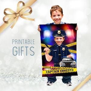 Police Gifts with photo, Personalized gifts of Polices, Printable Police gifts, Polices fans bedroom, Policeman gifts, Policegirl gift. 2182