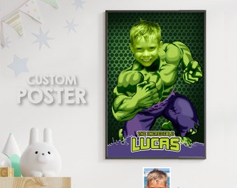 Hulk-poster, Hulk-kamerdecoratie, Hulk-muurdecoratie, Hulk-kunstposter, Hulk-achtergrond, Hulk-sticker, Hulk-feestdecor, afdrukbare Hulk-poster. 366