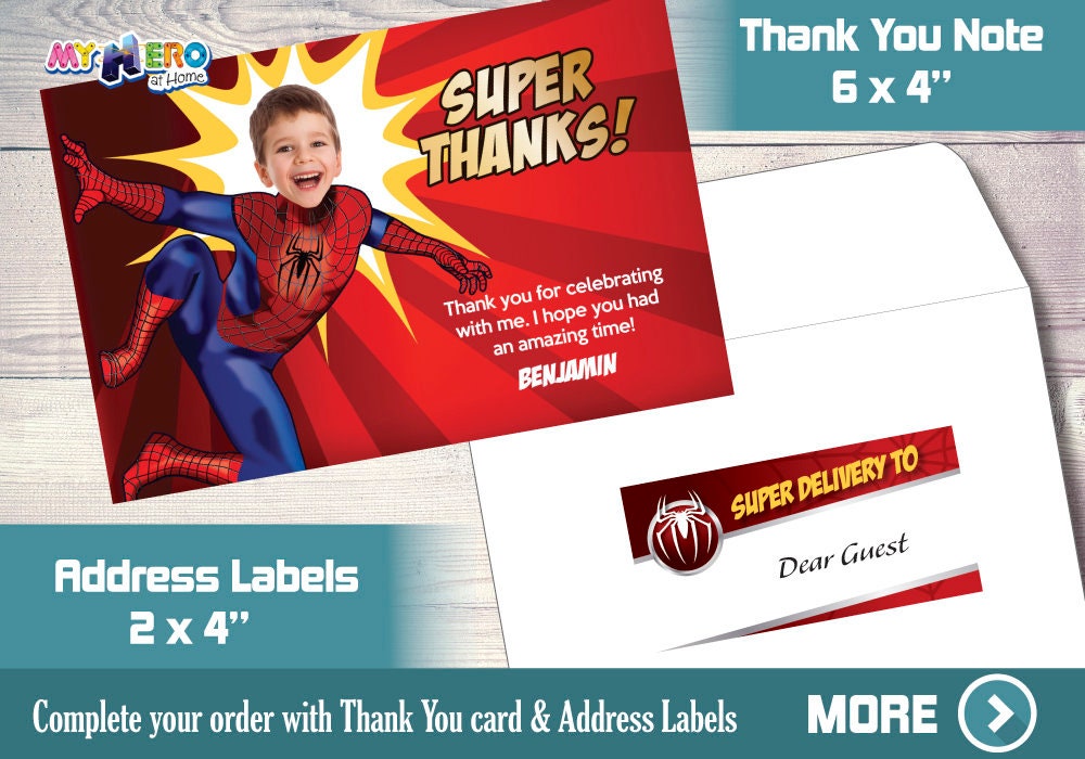 Spider-Man Birthday Invitation Spider-Man Party Spiderman | Etsy