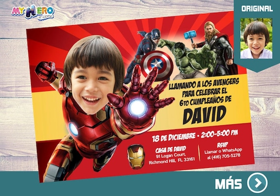 Iron Man Invitacion Invitacion Cumple Iron Man Fiesta Tema Etsy Iron Man Invitacion Invitacion Cumple Iron Man Fiesta Tema Etsy