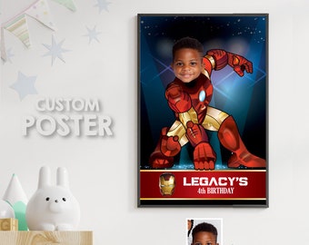 Póster fotográfico de Ironman, Regalos de Ironman con foto, Decoración de Ironman, Fondo de Ironman, Dormitorio de Ironman, Folleto de Ironman, Pared de Ironman. 429