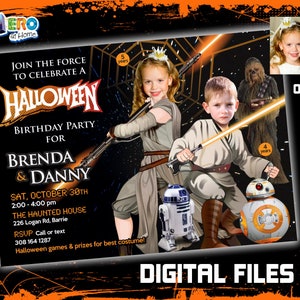 Gemeinsame Star Wars Halloween Party, Halloween Star Wars Mottoparty, Halloween Star Wars Geschwister Geburtstag, Star Wars Halloween Geschwister.  034