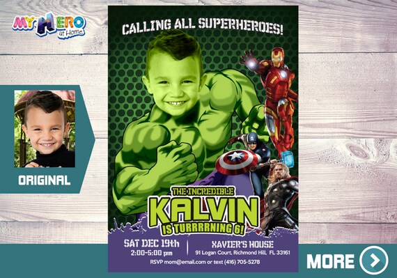 Hulk Birthday Invitation. Hulk Avengers Invitation. Hulk Avengers Party. Incredible Hulk Birthday Invitation. Hulk Party Ideas. 378 Il_570xn