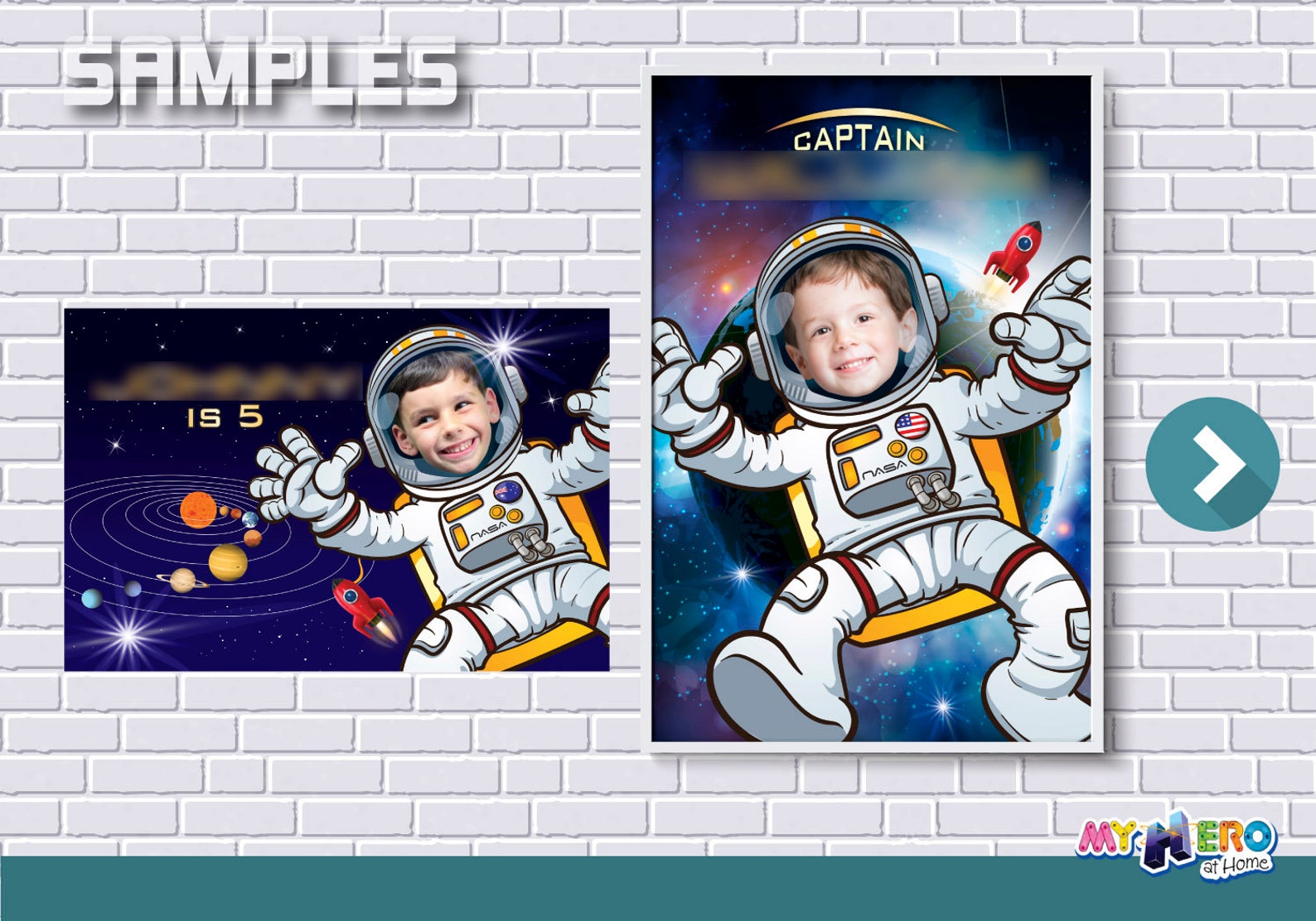 Astronaut Poster With Photo Custom Astronaut Gifts Astronaut - Etsy