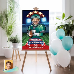 Fußball Adler Willkommensschild, Fußballparty Willkommen, Fußball Eingang Geburtstagsfeier, Willkommensschild Adlerparty, Adler Geburtstag. 2225WS