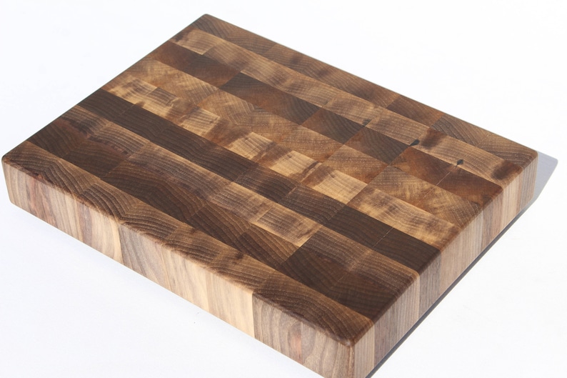 Black Walnut Butcher Block 9x 12 End Grain Cutting - Etsy